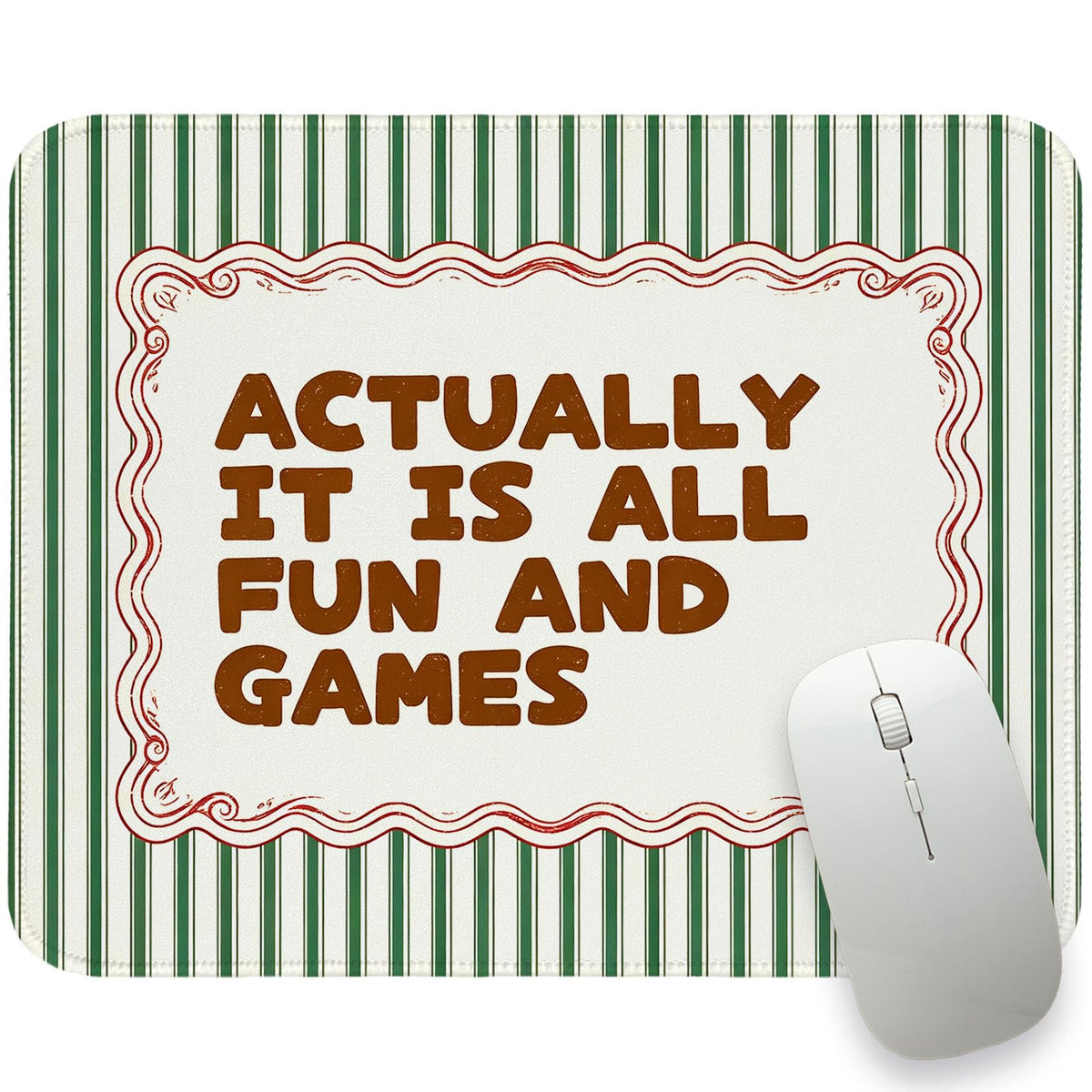 UTELKA Retro Boho Flroal Mouse Pad, Cute Mousepad for Desk Women 10x8