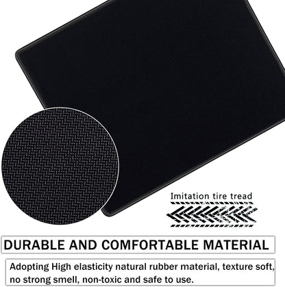 SaiTech IT 10-Pack Mouse Pads Bulk, Stitched Edges, Non-Slip Base