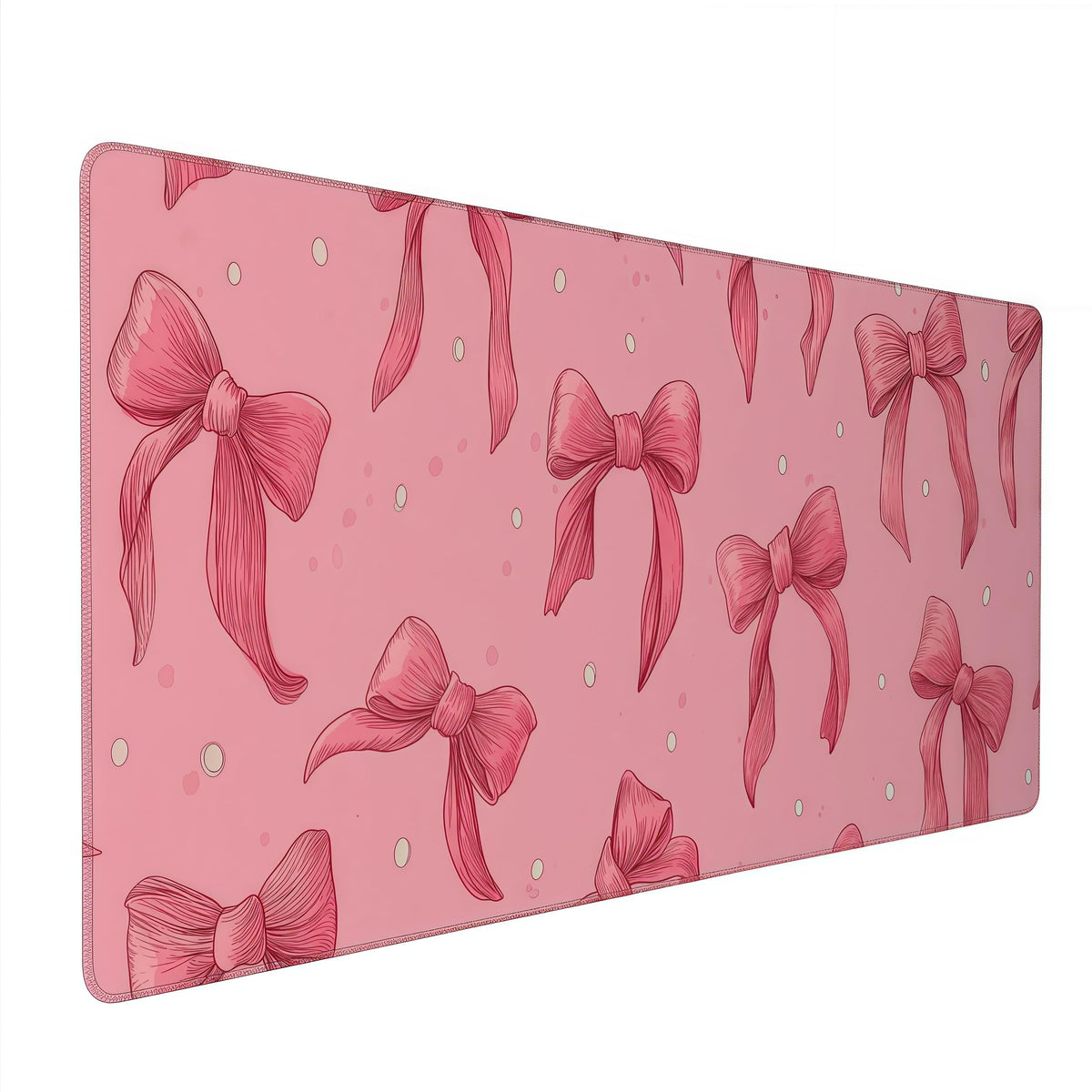 Gaming Mouse Pad, XXL Non-Slip Rubber Base, Waterproof with Stitched Edges, Japanese Demon Mask Design, 35.4 x 15.7 inches