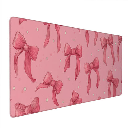 Gaming Mouse Pad, XXL Non-Slip Rubber Base, Waterproof with Stitched Edges, Japanese Demon Mask Design, 35.4 x 15.7 inches