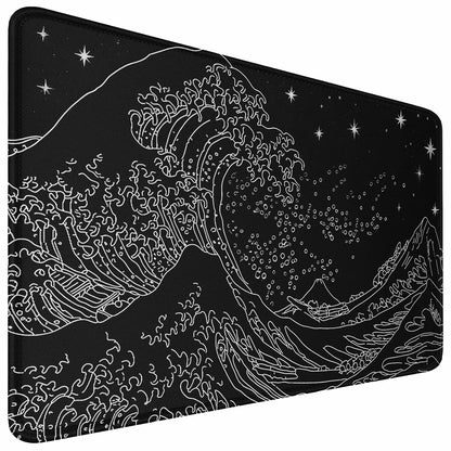 Large Gaming Mouse Pad, 31.5x15.7 in Large Desk Computer Keyboard Mouse Mat