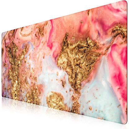 iCasso Desk Mat, Large Desk Mouse Pad for Desk,Home Office - Green Weeds