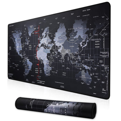 XXL Professional Large Mouse Pad & Computer Game Mouse Mat (35.4x15.7x0.12IN, 90x40 Black)