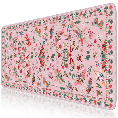 iCasso Desk Mat, Large Desk Mouse Pad for Desk,Home Office - Green Weeds