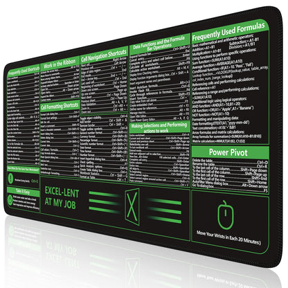 iCasso Desk Mat, Large Desk Mouse Pad for Desk,Home Office - Green Weeds