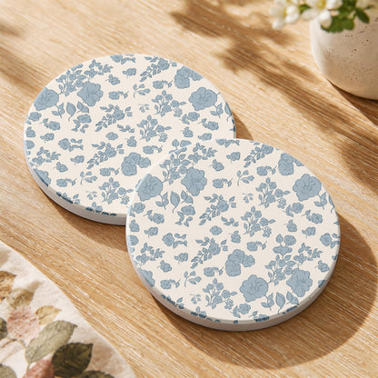 Oqplog 2 Pack Ceramic Absorbent Drink Coasters for Women