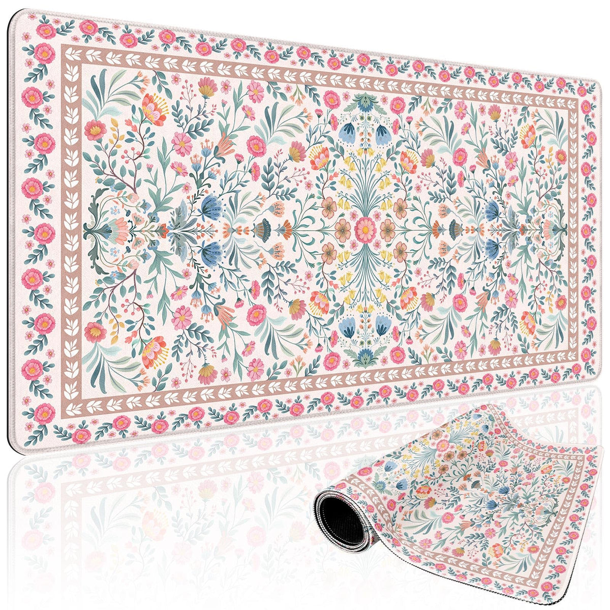 Mystical Gothic Library Large Gaming Mouse Pad Desk Mat 31.5x15.7