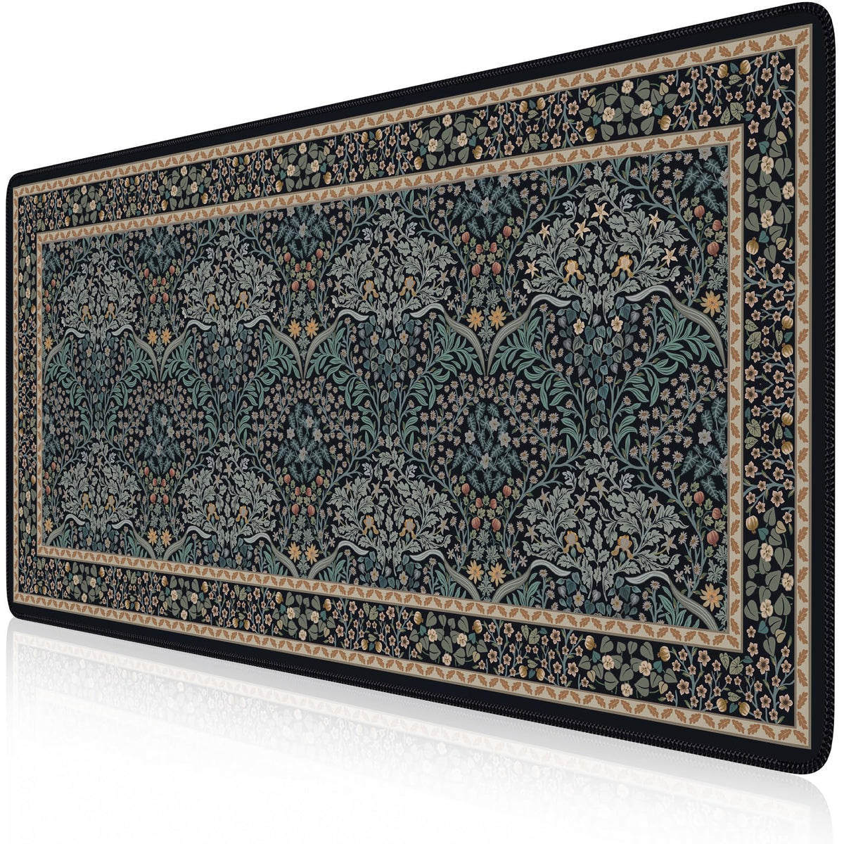 iCasso Desk Mat, Large Desk Mouse Pad for Desk,Home Office - Green Weeds