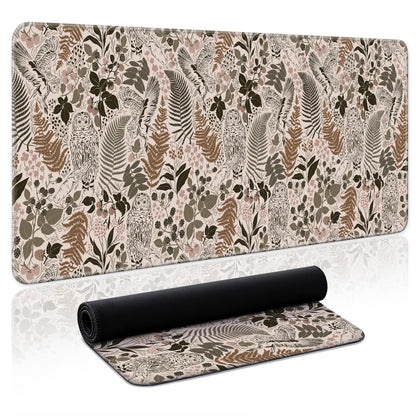 Aesthetic Desk Mat, Cute Enchanted Garden Desk Pad Protector for Work & Decor, 31.5" x 11.8", Pretty Non-Slip Extended Mouse Pad for Office or Home